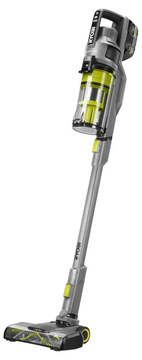 Ryobi batteridrevet skaftstøvsuger 18 V, HEPA, RSVS18BL-0