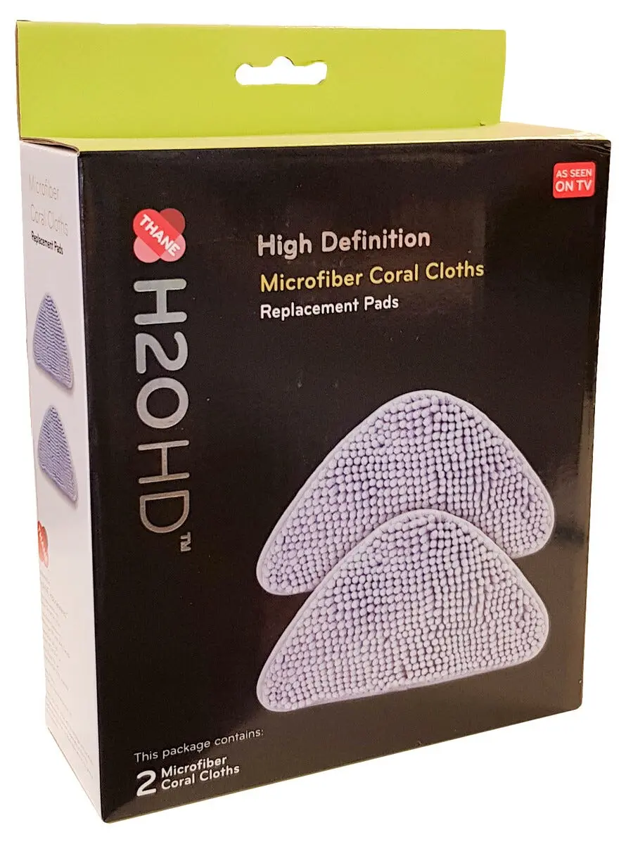 Frynseklut til dampmoppen H2O HD Mop, 2-pack