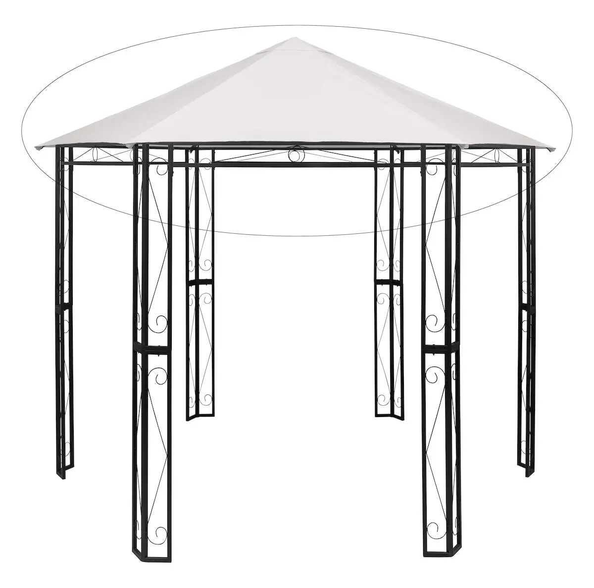 Tak til paviljong/pergola 31-4218