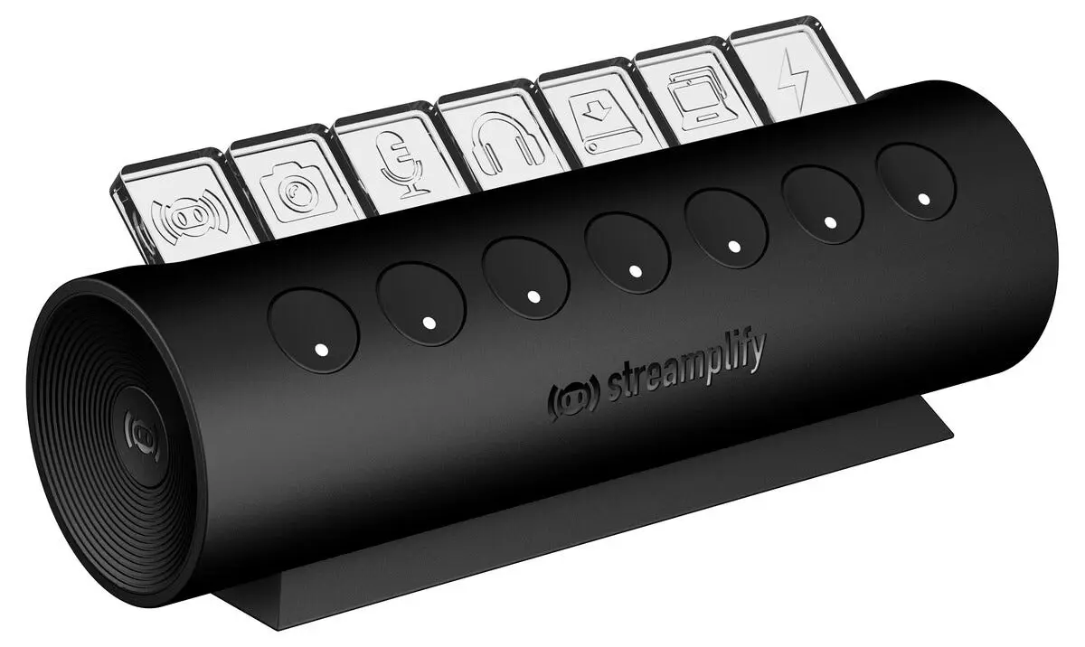 Streamplify Hub Ctrl 7, 7-porters RGB USB-hub