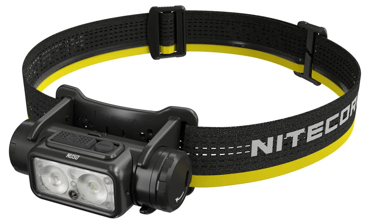 Nitecore NU50 oppladbar hodelykt, 1400 lumen