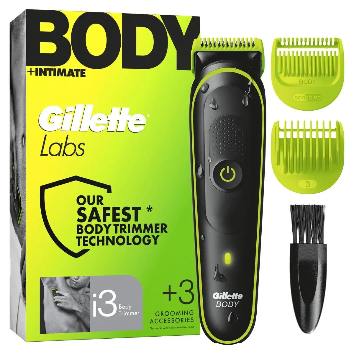 GilletteLabs i3 Body & Intimate kropp- og intimtrimmer