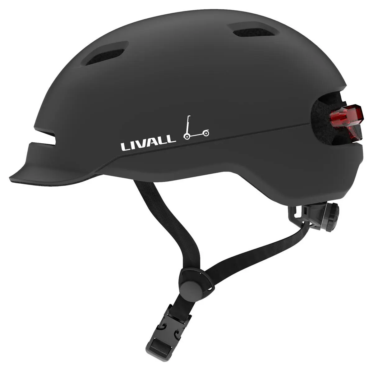 Livall C20 Commuter Smart sykkelhjelm, svart