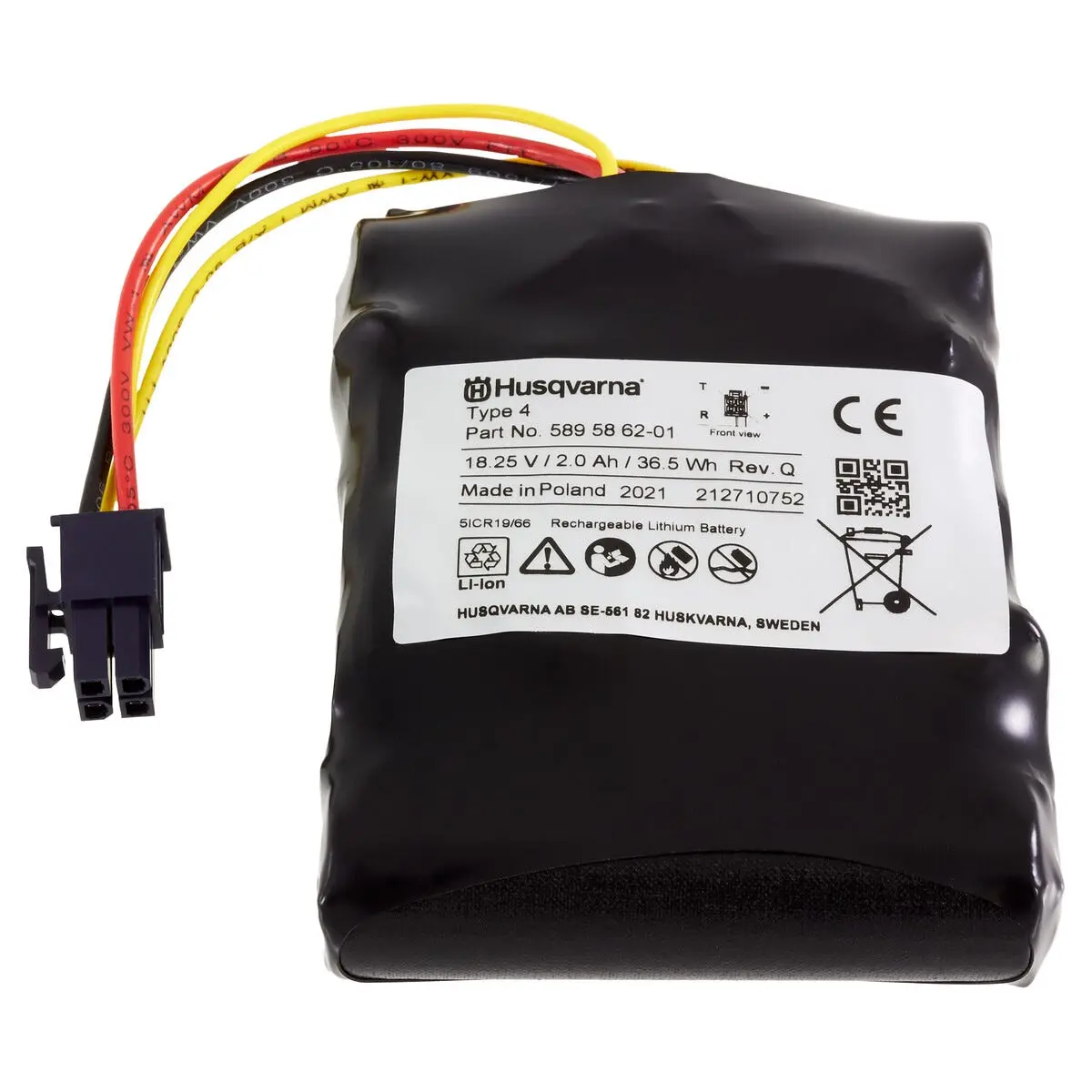 Batteri 18,25 V/2000 mAh Gardena Sileno/Husqvarna Automower