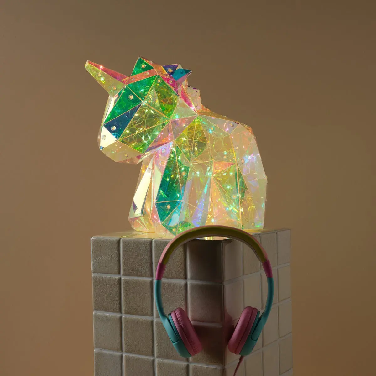 Enhjørning LED-dekorbelysning batteri 30 cm