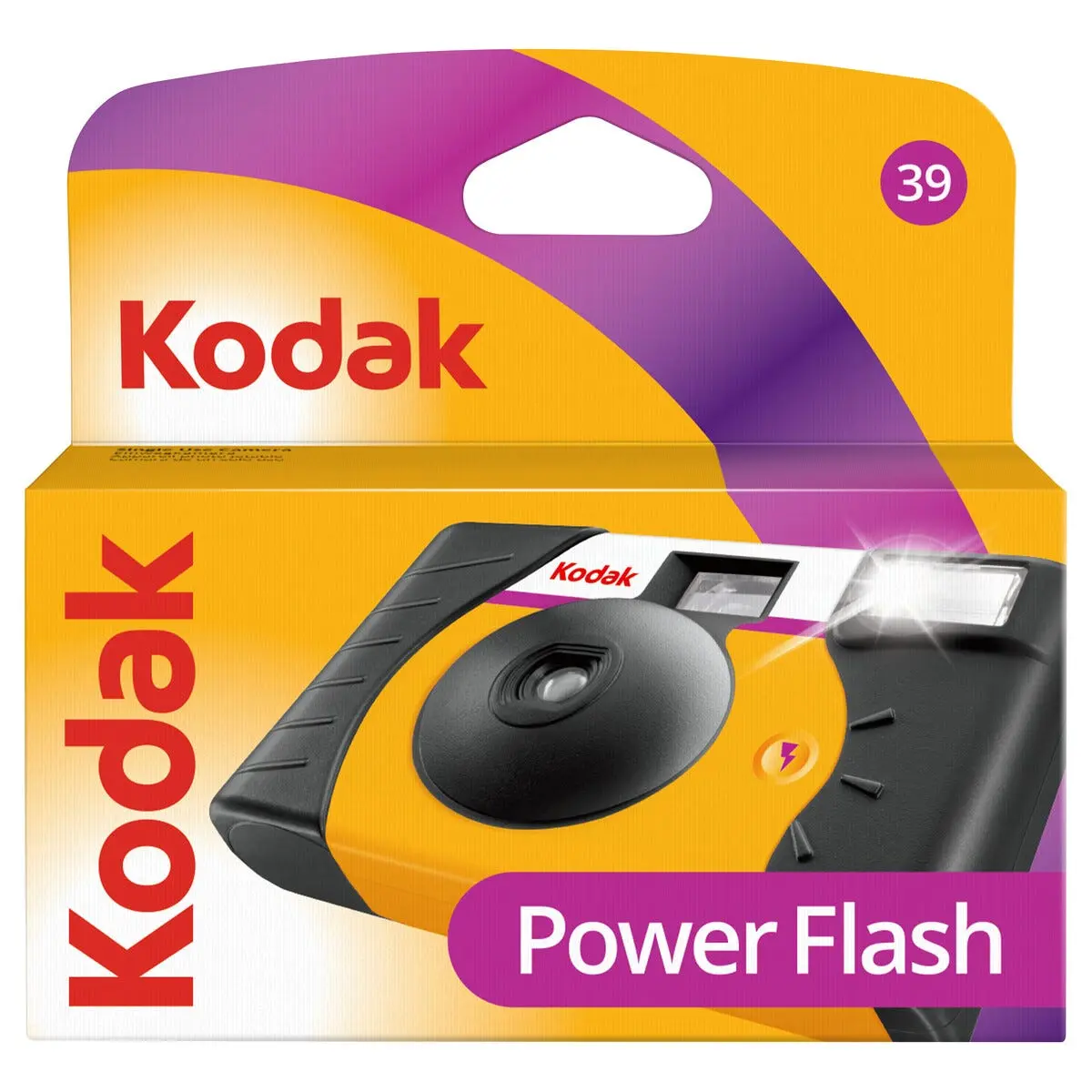 Kodak Power Flash engangskamera med blits, 39 bilder