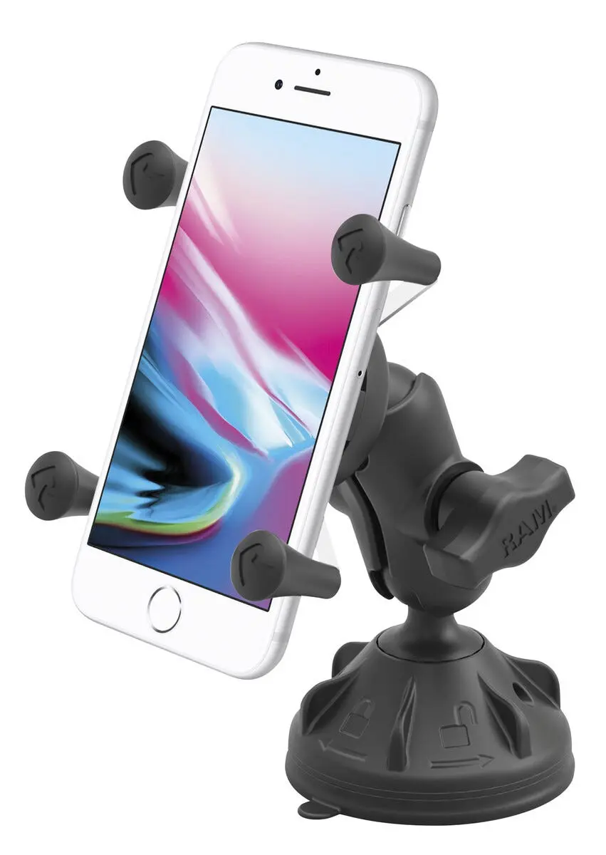 Ram Mounts smartphonefeste med sugekopp