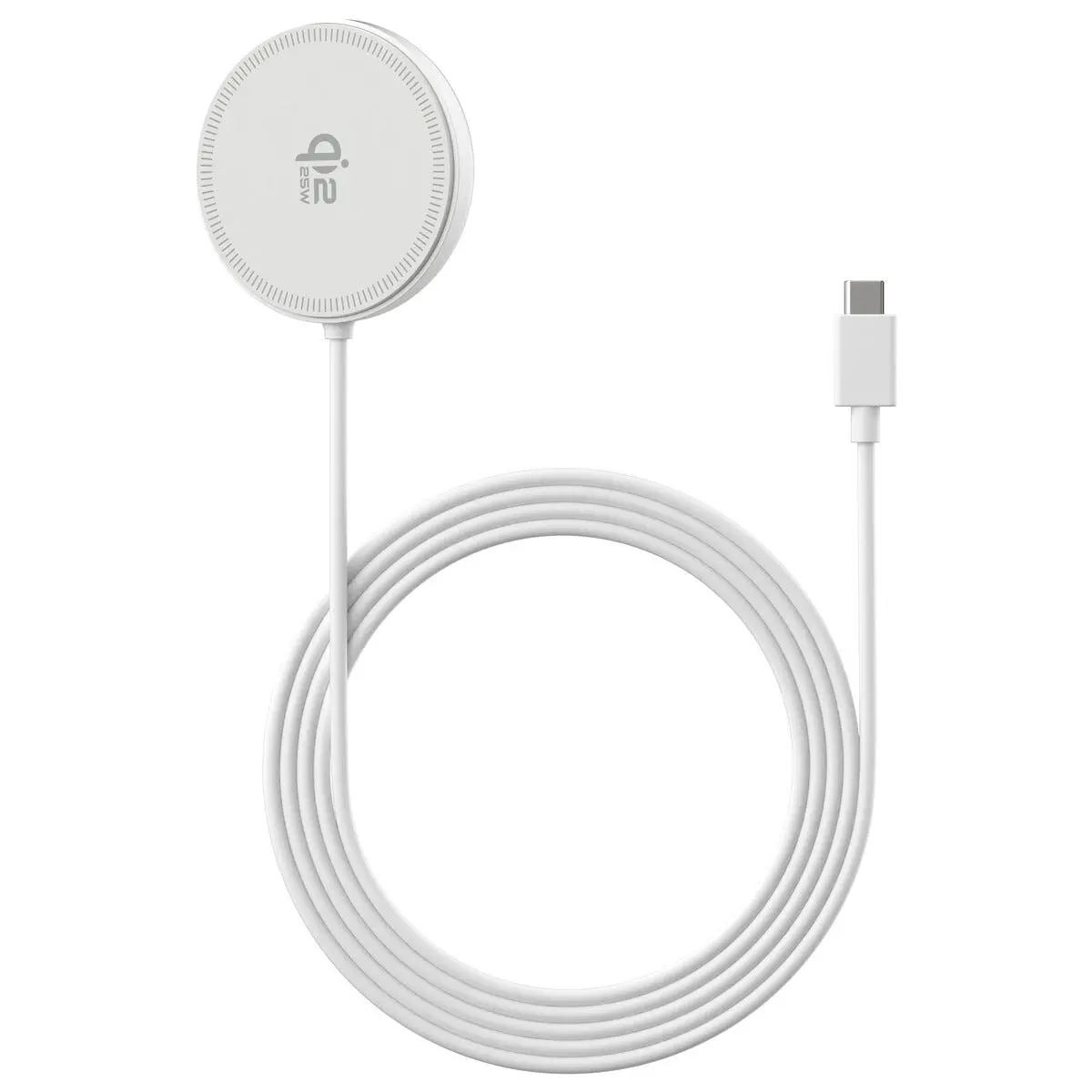 Trådløs magnetisk Qi2-lader med stativ, 25 W