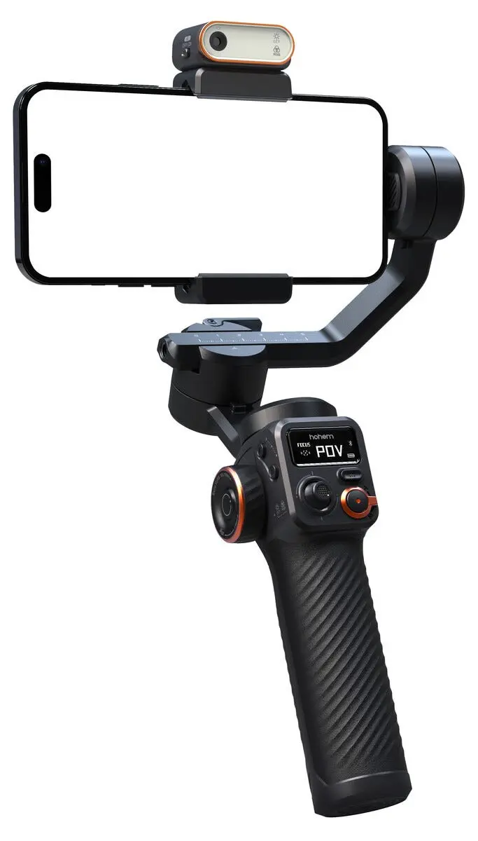 Hohem iSteady M6 gimbalsett med magnetisk utfyllingslys