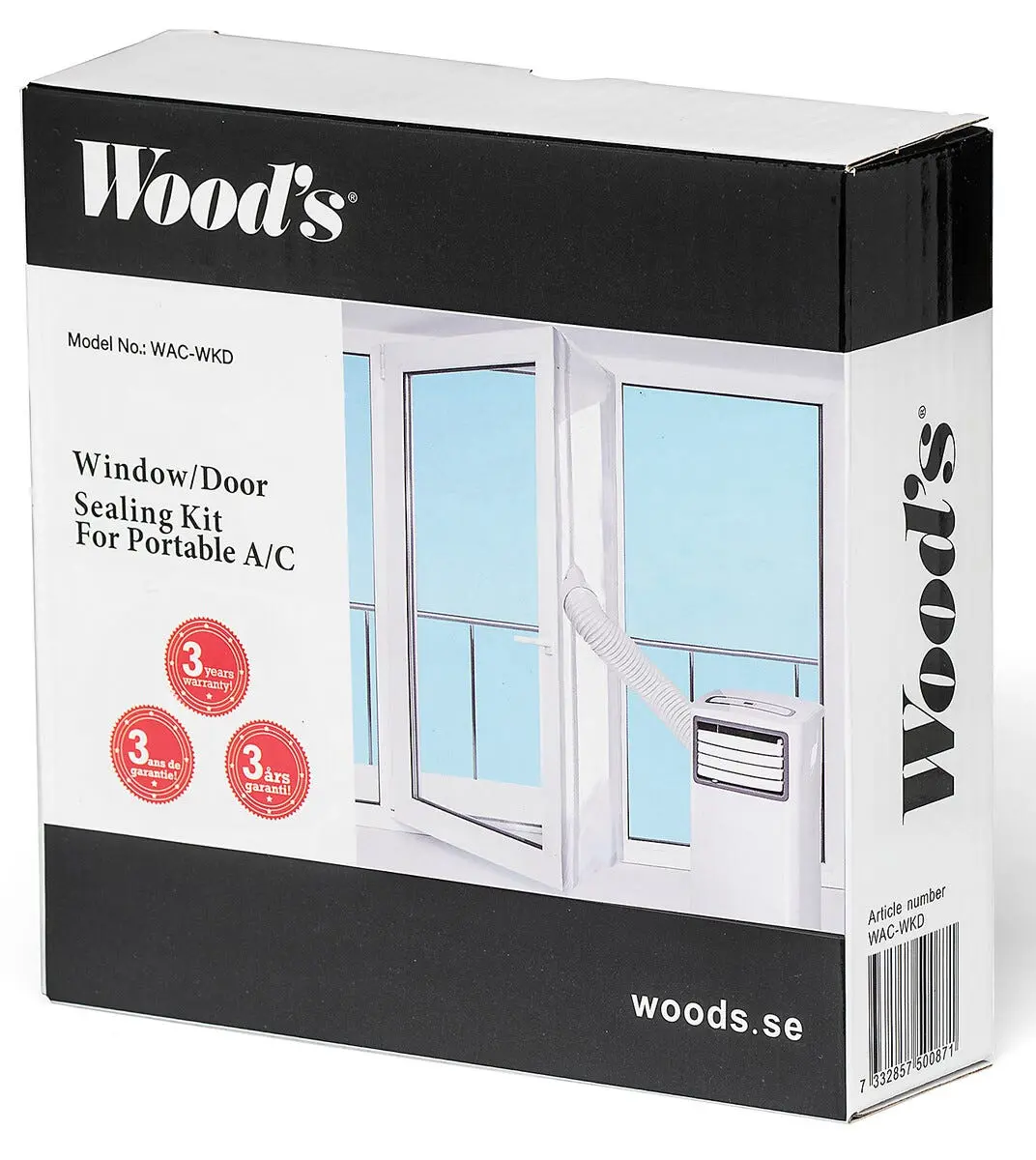 Woods dørtetting for aircondition