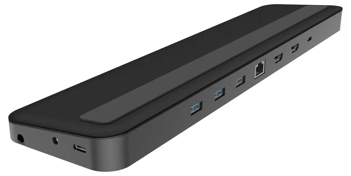 USB-C-dokkingstasjon med 12 porter, inkl. 2 HDMI