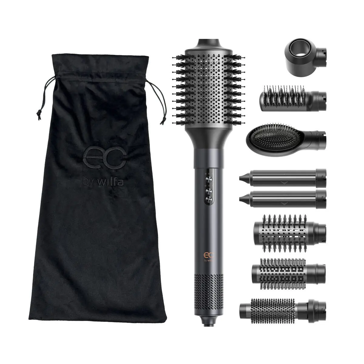 Wilfa AirLush 9-i-1 multistyler og hårføner, M1500