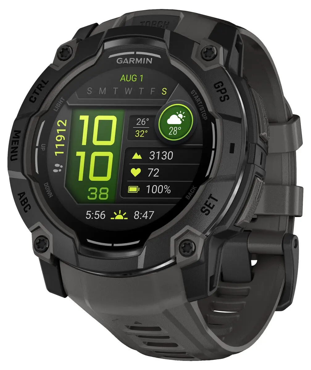Garmin Instinct 3 AMOLED-smartklokke, 50 mm