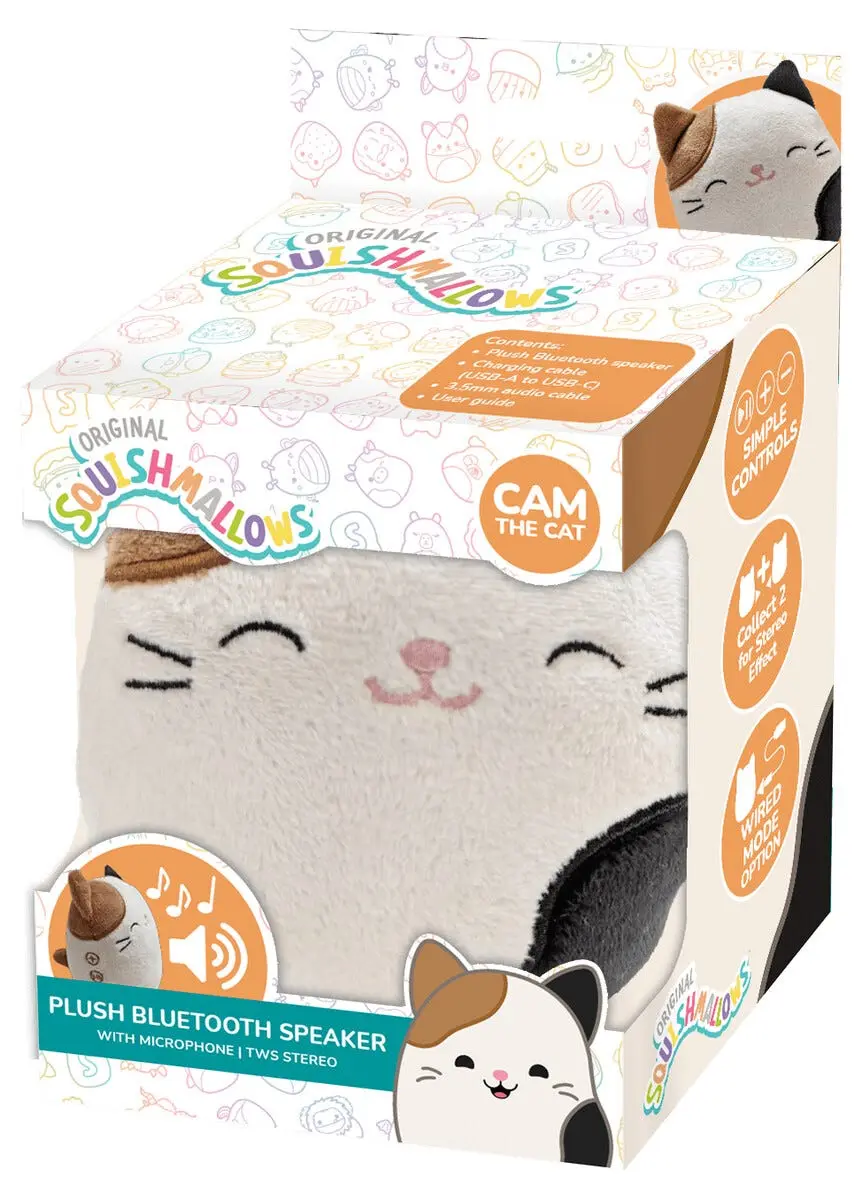 Squishmallows Cameron Bluetooth-høyttaler for barn