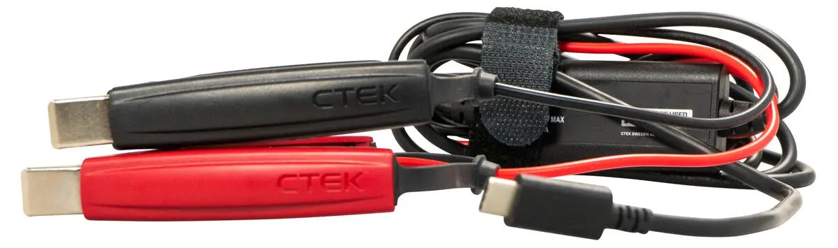 CTEK CS Free USB-C Charge Cable Clamps ladeklemmer