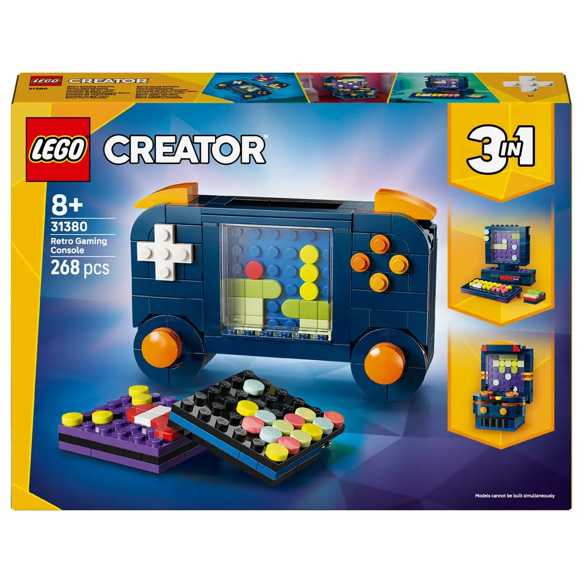 LEGO Creator 3-i-1 Spillkonsoll i retrostil 31380, fra 8 år