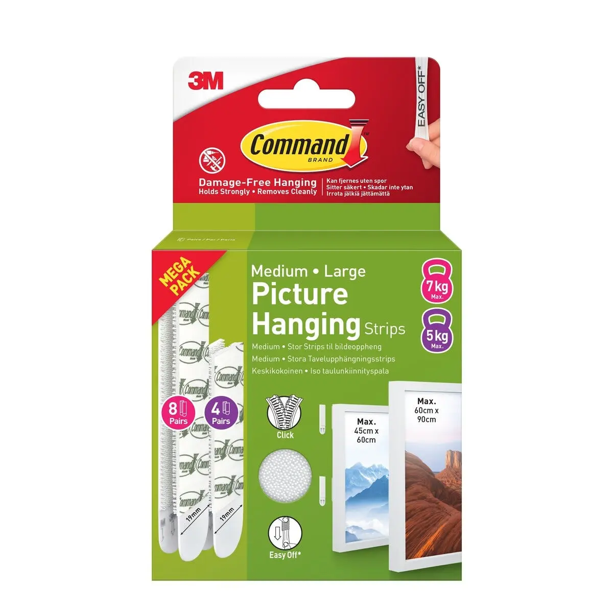 Bildeoppheng Command Value Pack, medium / large