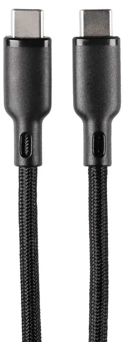 USB-C-til-USB-C-kabel, 5 A, 240 W, svart