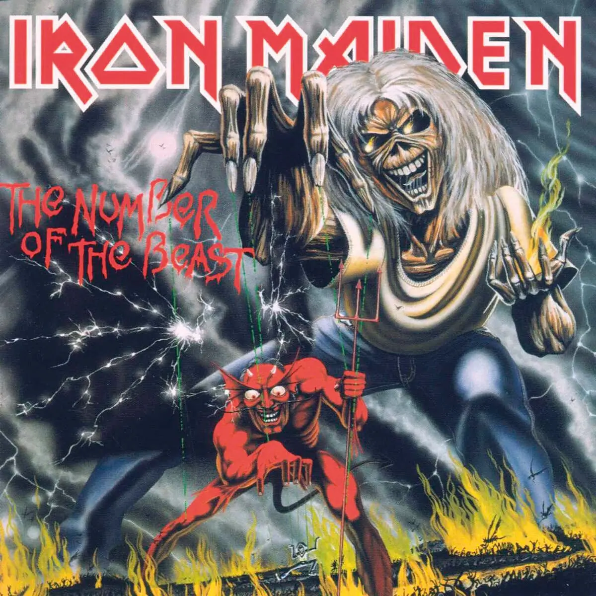 Iron Maiden The Number of the Beast vinylplate