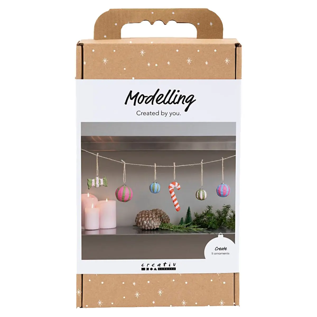 Creativ Company hobbysett til julefigurer i pappmasjé