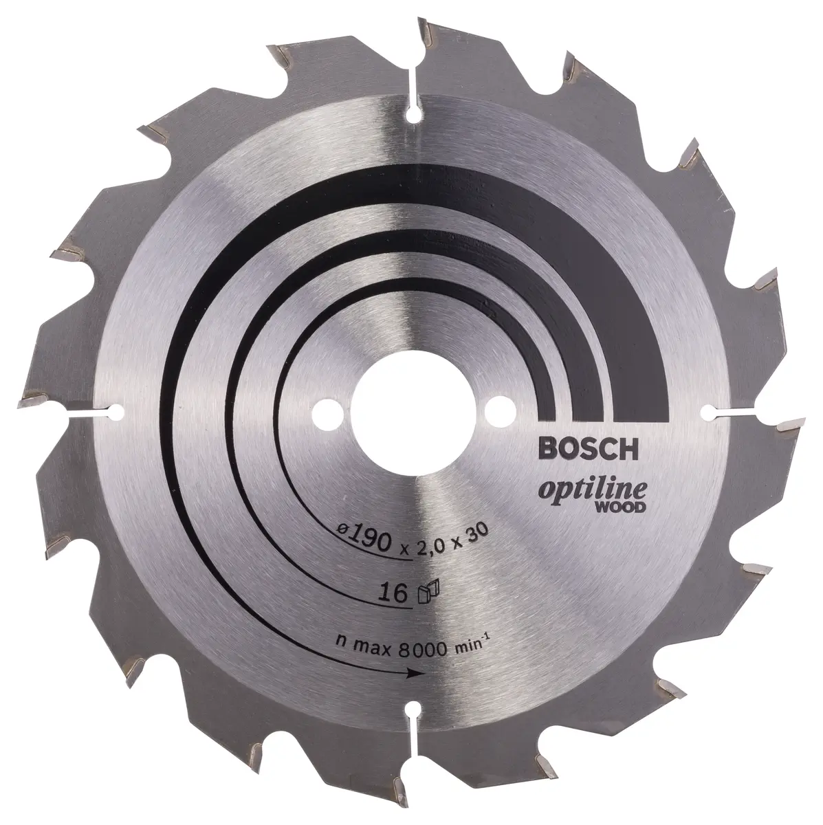 Bosch Optiline rundt sagblad i hardmetall, 190 mm