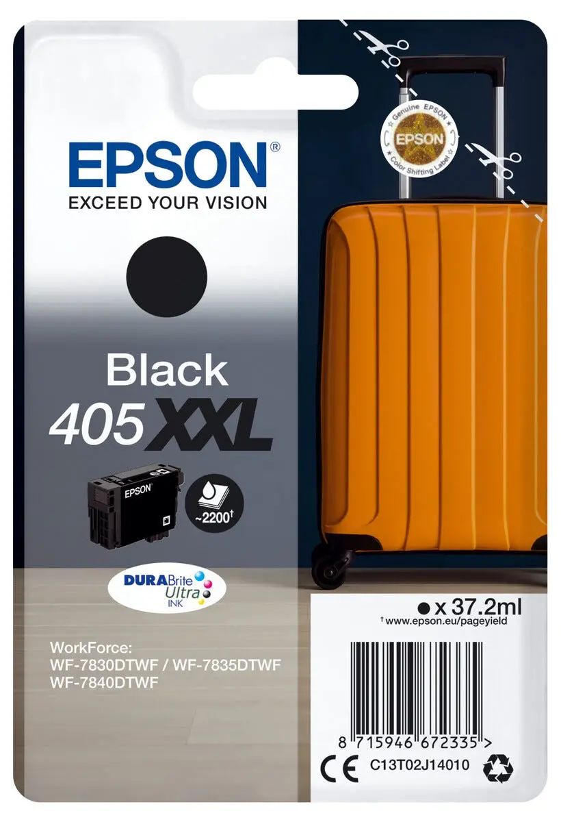 Epson 405XXL T02J1 svart blekkpatron