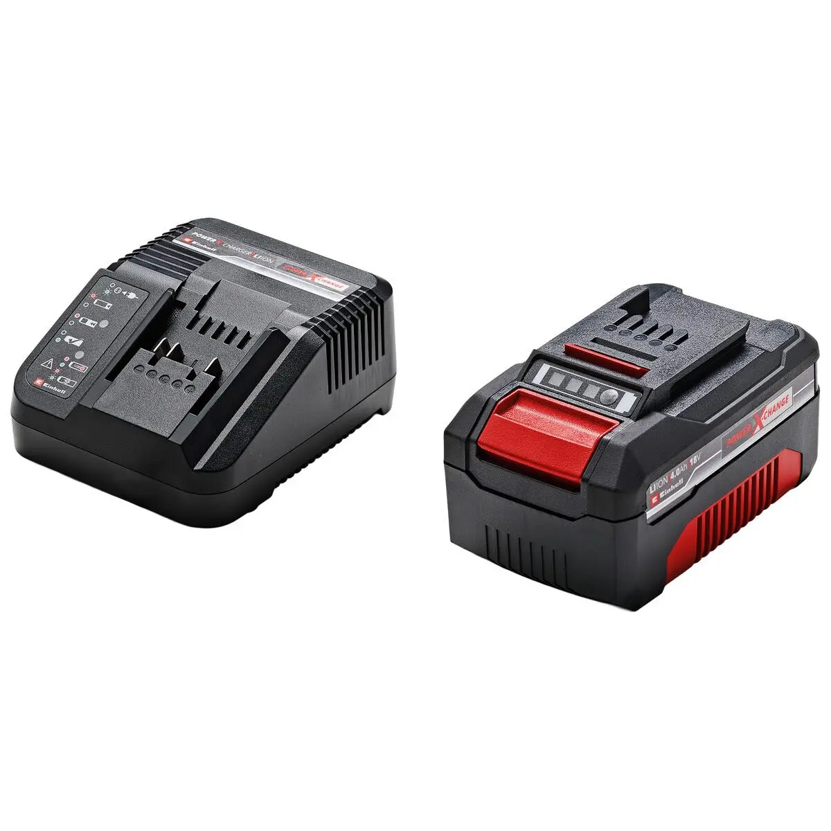 Einhell PXC C1 batteri og lader 18 V 4,0 Ah