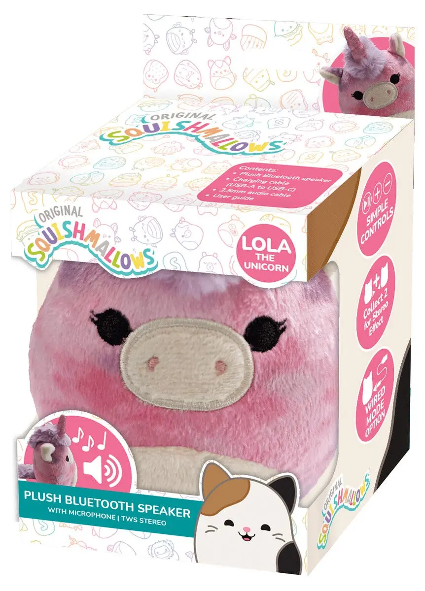 Squishmallows Lola Bluetooth-høyttaler barn