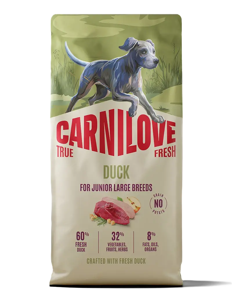 Carnilove True Fresh Dog Duck for Junior Large Breeds 12kg