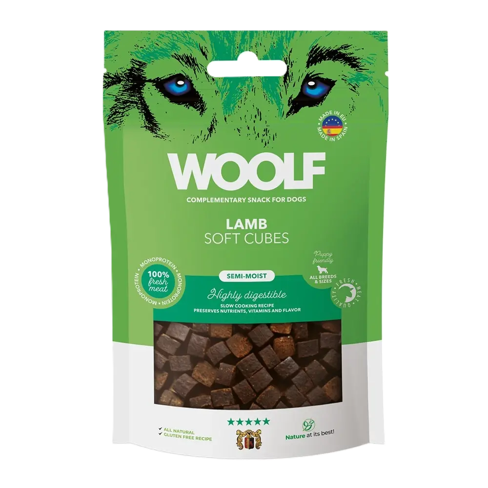 WOOLF Soft Cubes - Lamb 100g