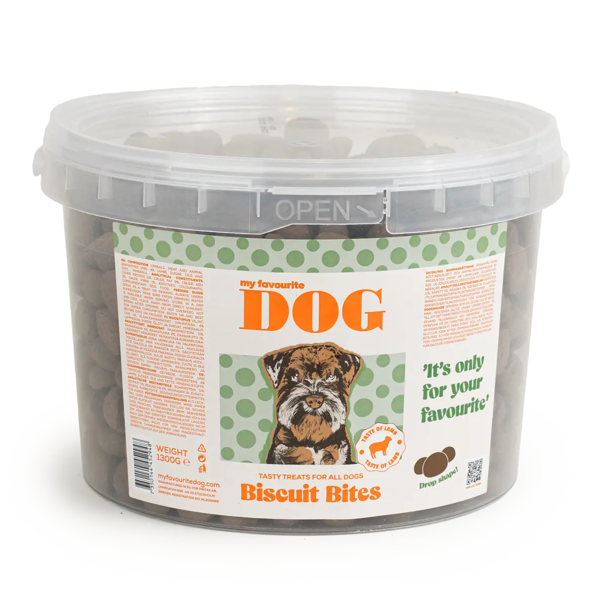 My favourite DOG Kjeksbiter med lammesmak 1,3kg