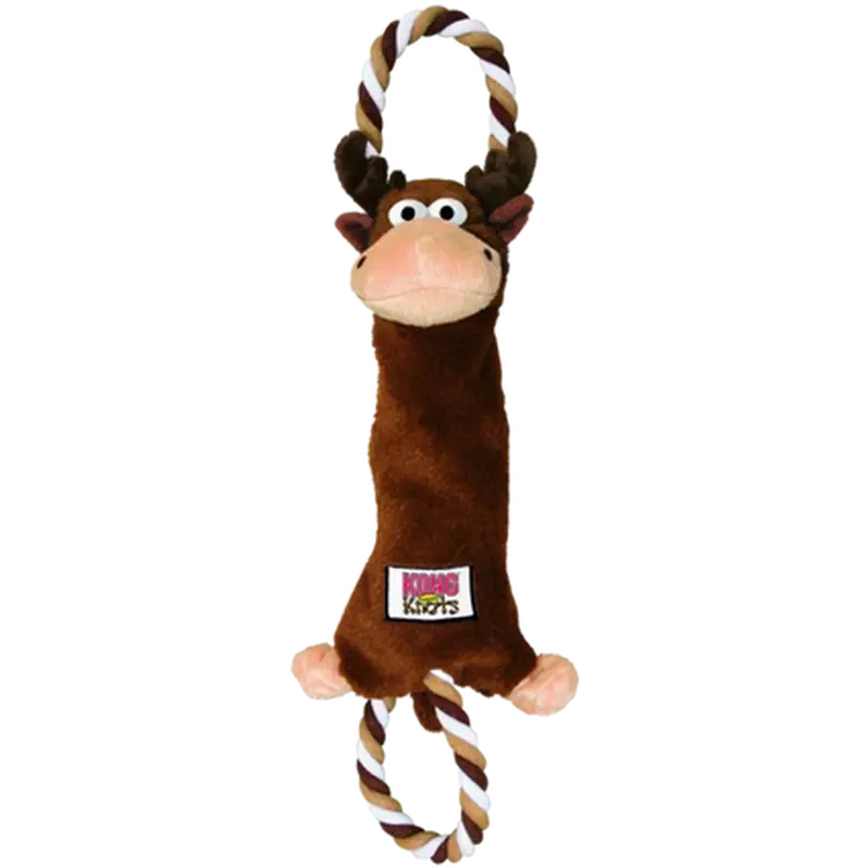 Kong Tugger Knots Moose Hundeleketøy Medium/Large 47cm