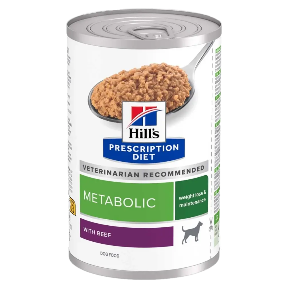 Hill's Prescription Diet Dog Metabolic Weight Management Beef - Våtfôr til hund 370 g