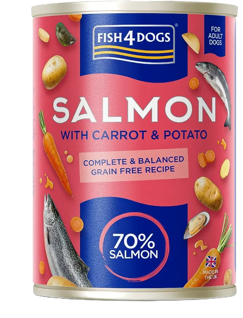 Fish4Dogs Salmon with Carrot & Potato 395g