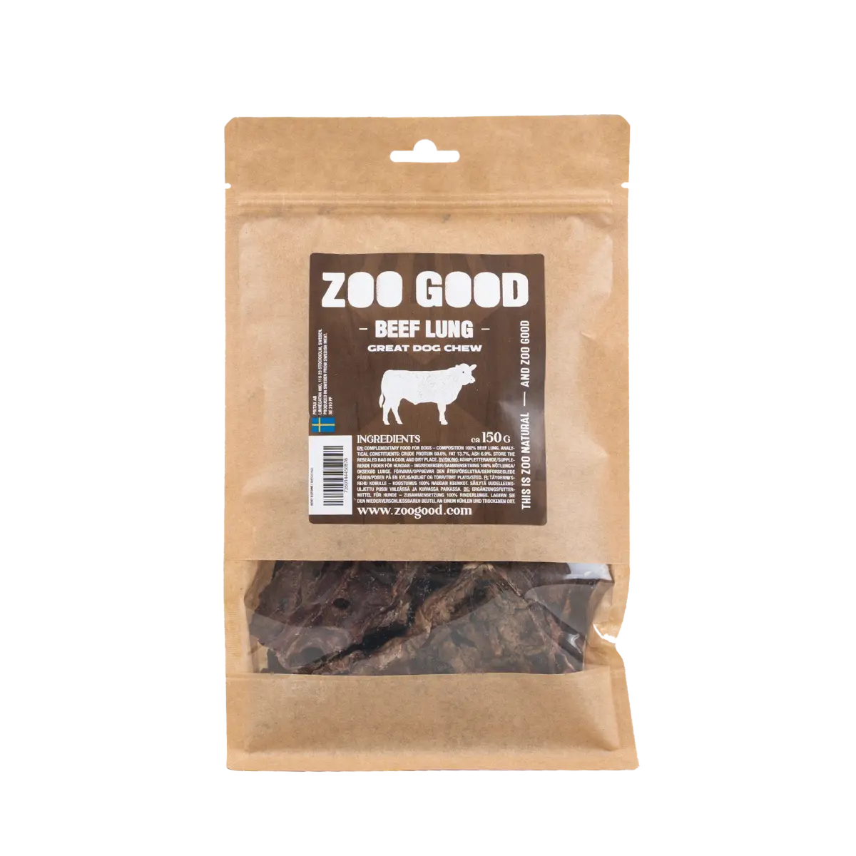 ZOO GOOD Storfe lunge 150 g