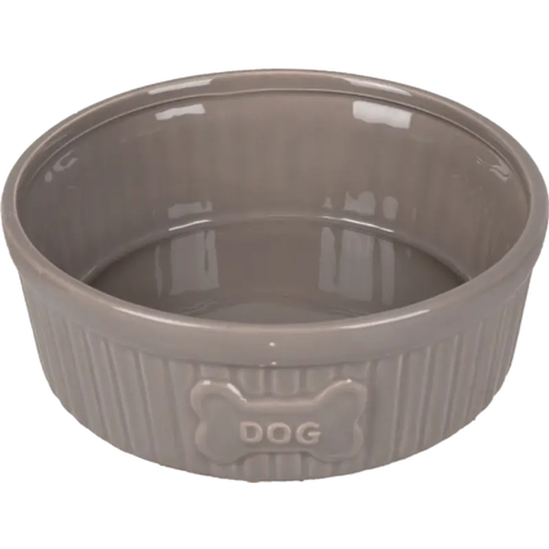 Flamingo Hundeskål Mabel Ceramic Taupe 640 ml, Ø 15 cm