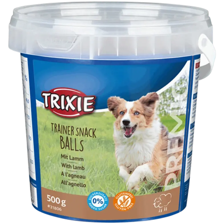 Trixie Premio Trainer Snack Balls Lammebrun 500g
