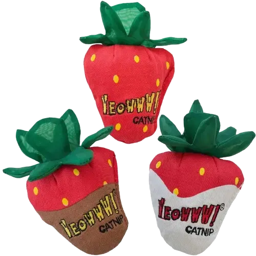Yeowww! Catnip Strawberry Red 1 stk