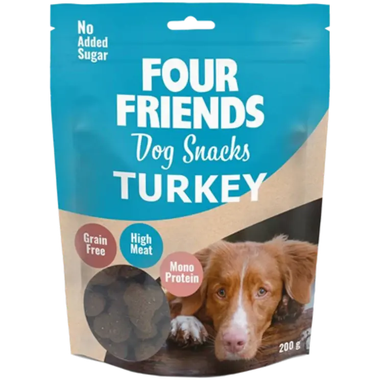 FourFriends Hundesnacks kalkun 200 g