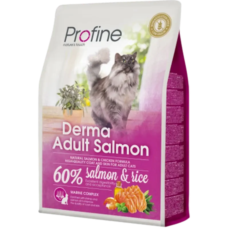 Profine Cat Dry Food Derma Adult Salmon & Chicken