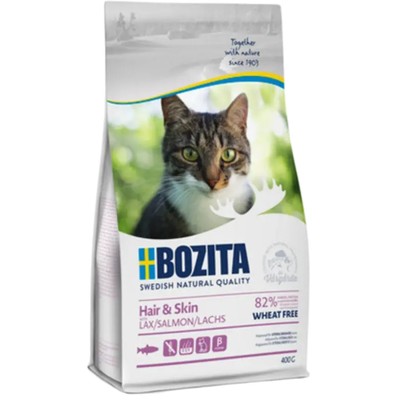Bozita Katt Feline Hair & Skin Wheat Free Salmon