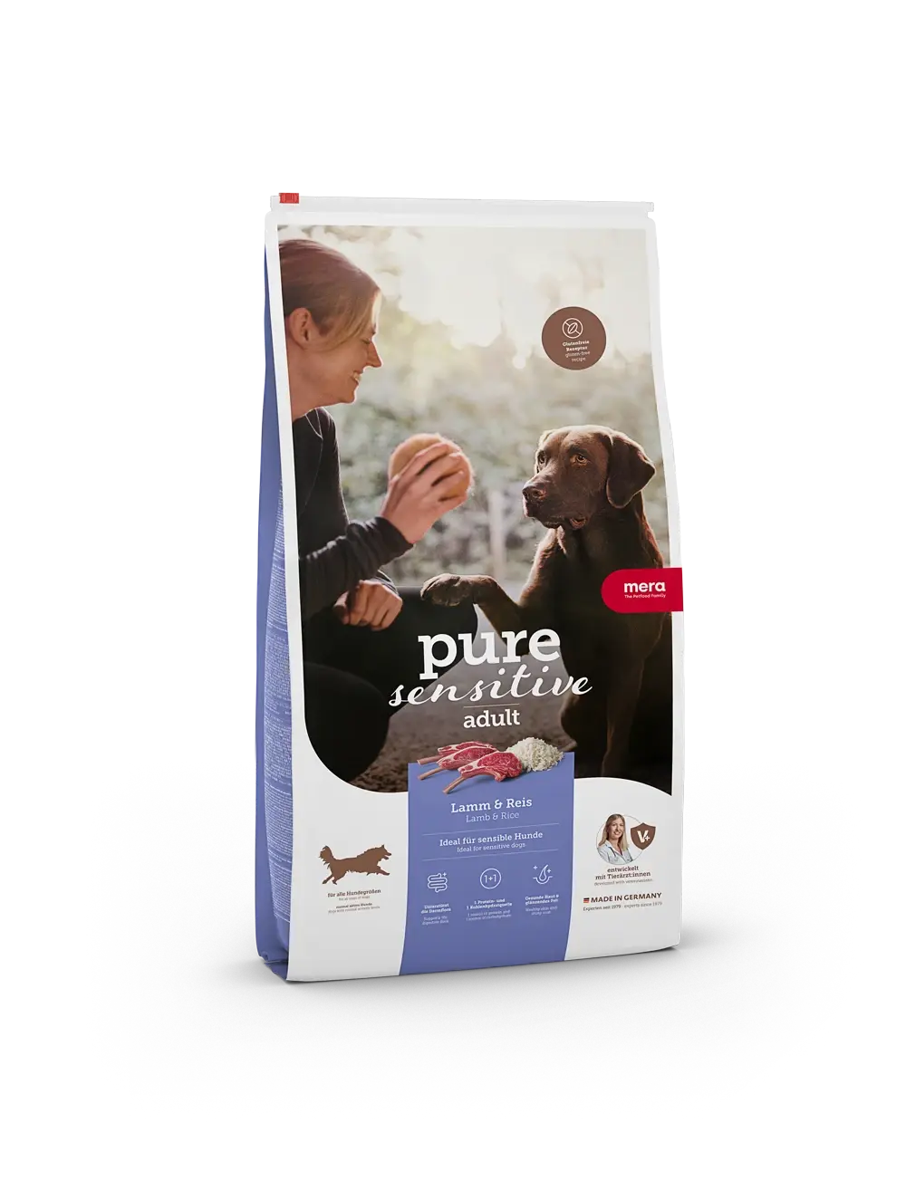 Mera Petfood Pure Sensitive Adult Lamm & Ris