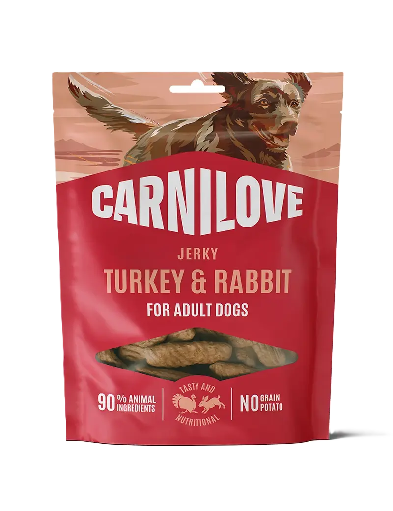 Carnilove Tørket kjøtt av kalkun og kanin 100 g