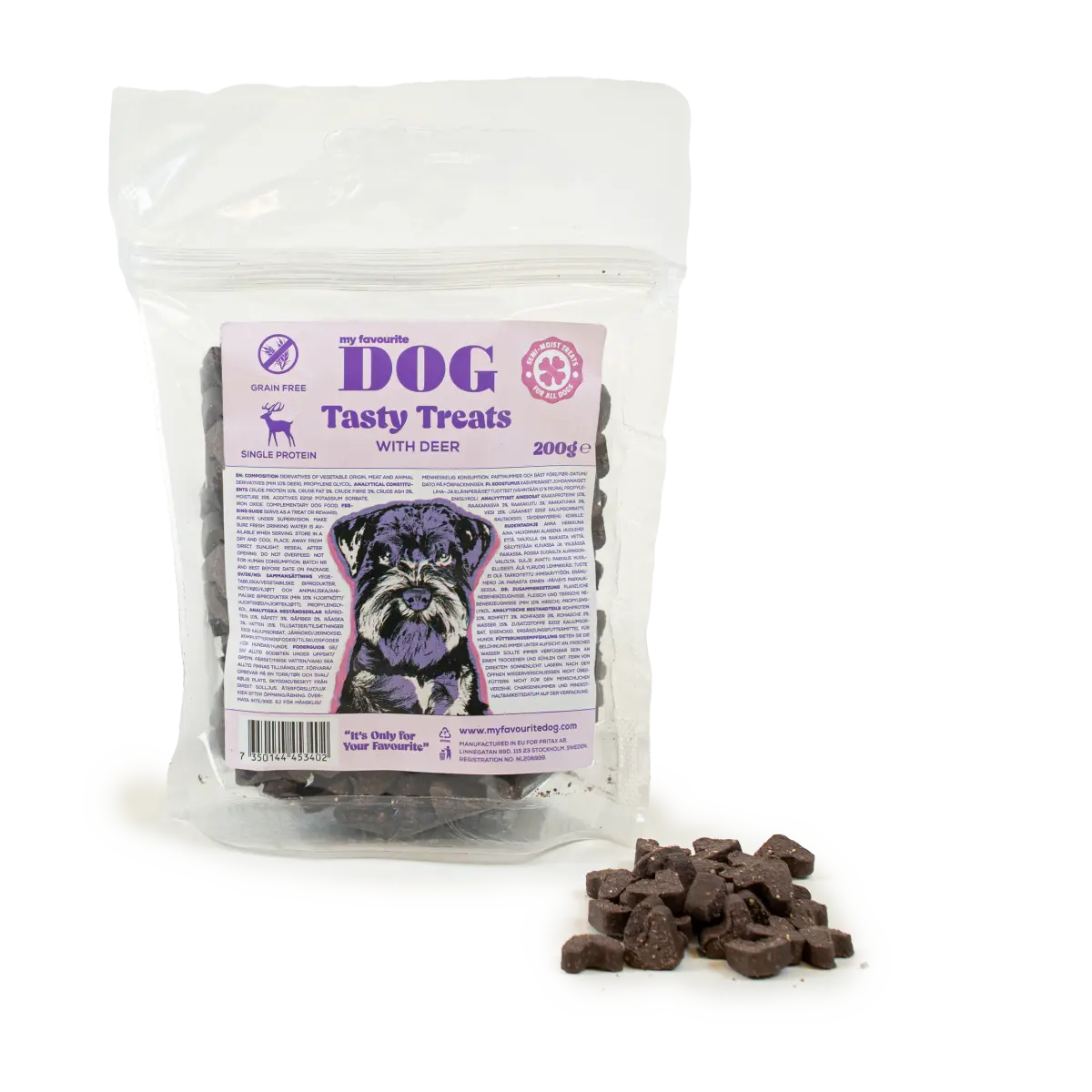 My favourite DOG Velsmakende godbiter med hjort 200 g