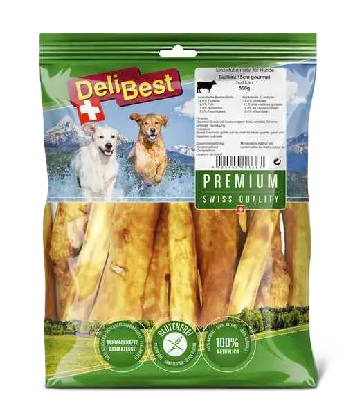 DELIBEST Premium Oksehud 25 cm 500 g
