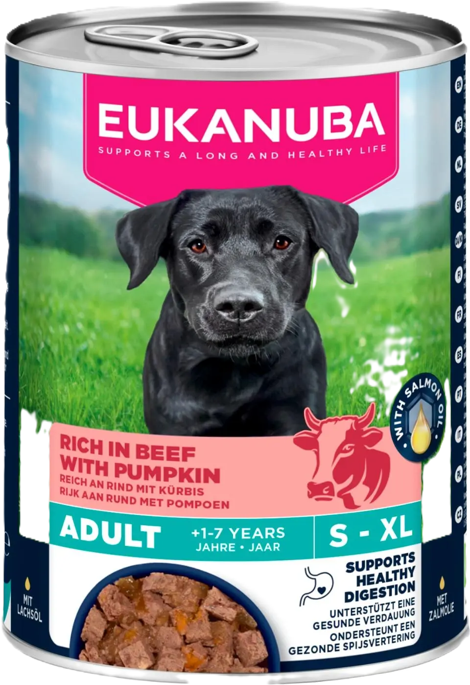Eukanuba Hundemat for voksne hunder med oksekjøtt og gresskar, 400 g