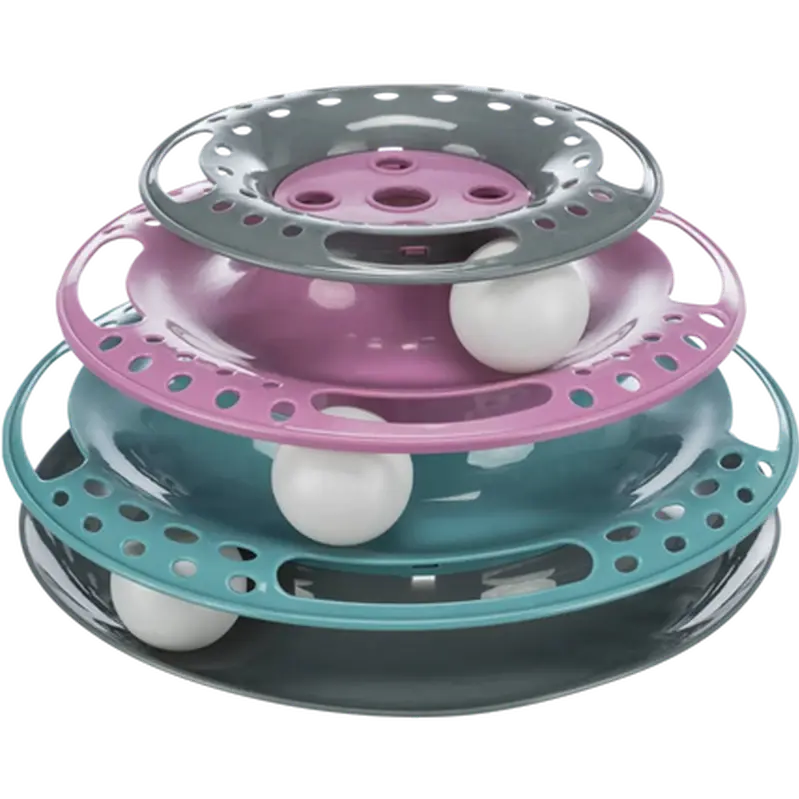Trixie Kattesirkeltårn i plast Flerfarget 25 cm