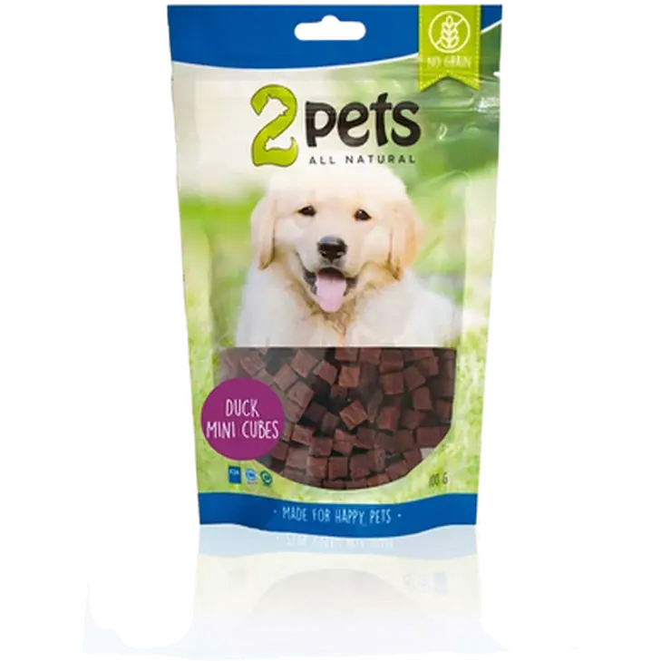 2pets Dogsnack MiniCubes Duck
