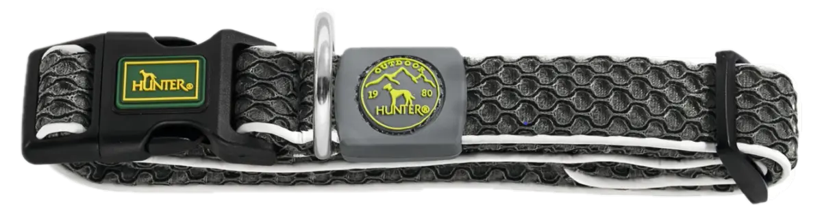 Hunter Hundhalsband Hilo Vario Basic Mesh Antracit
