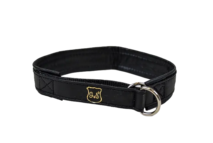 Gustaf och Evita Halsband HS Halvstryp Skinn Svart